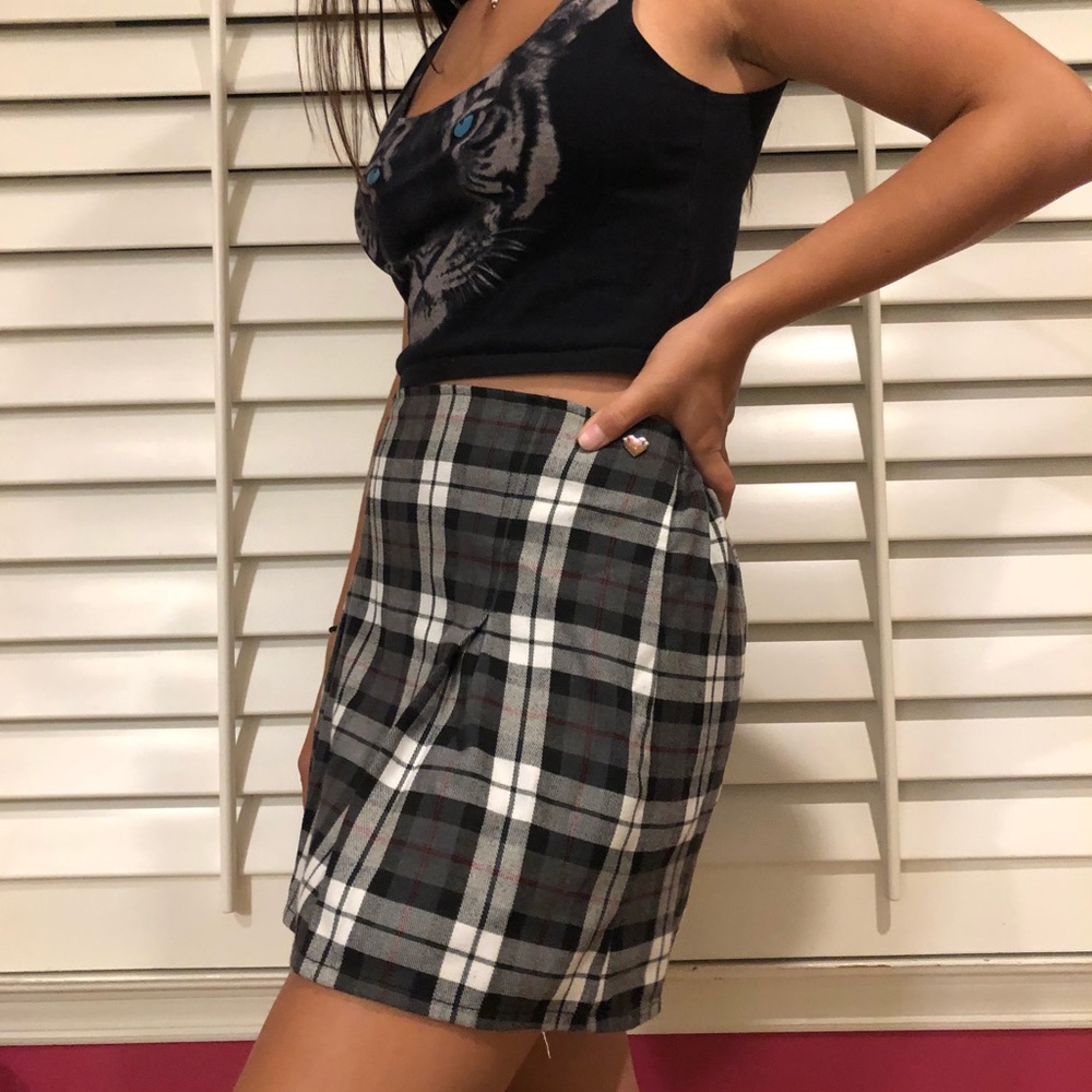 Plaid skirt
